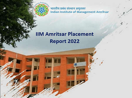 IIM Amritsar MBA Placement Report 2022 IIM Amritsar Placement 2022