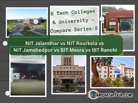 NIT Jalandhar vs NIT Rourkela vs NIT Jamshedpur vs BIT Mesra vs IIIT Ranchi NIT vs IIIT