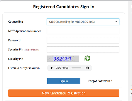 Odisha NEET UG Counselling 2023 Registration opens OJEE Counselling for MBBS