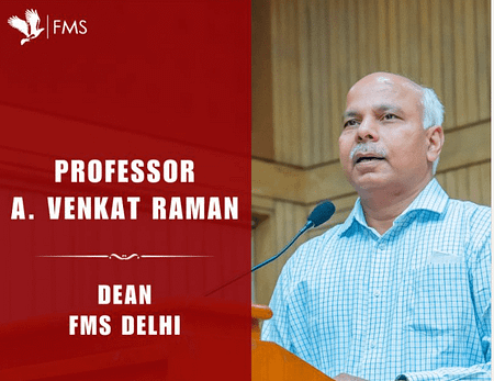 Dr. Venkat Raman takes charge as the new Dean of FMS DU FMS Dean