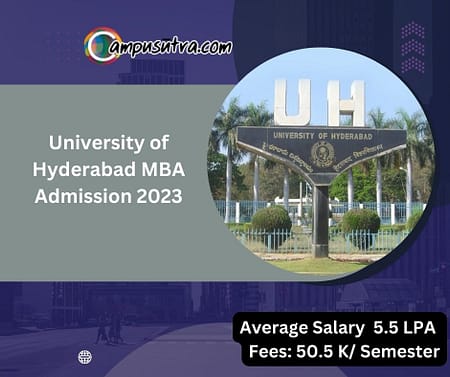 University of Hyderabad MBA Admission 2023 University of Hyderabad MBA Admission 2023