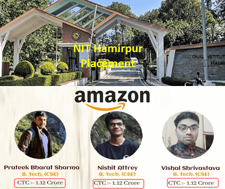 NIT Hamirpur Placement Report 2022. 3 students Received 1.12 Crore Package NIT Hamirpur Placement