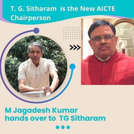 IIT G Director TG Sitharam is the new AICTE Chairperson IIT G Director