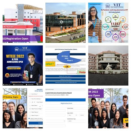 B. Tech Admission 2022: Application & Registration Dates | Entrance Exams BeFunky-collage