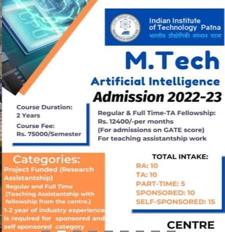 IIT Patna M Tech Admission 2022. Apply Now IIT Patna