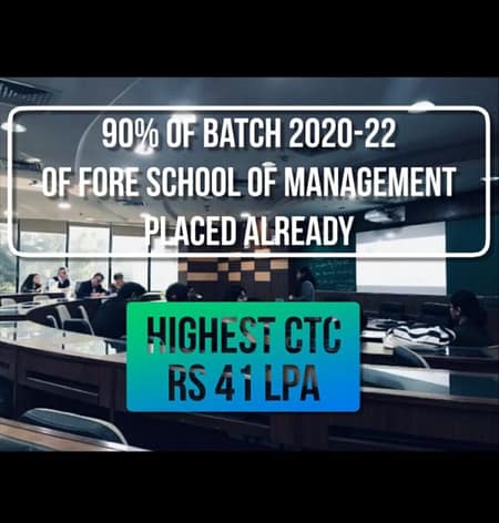 FORE School of Management PGDM Placement Report 2022 FORE Placement Report