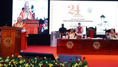 IIM Kozhikode hosts 24th convocation ceremony on the campus, 962 students graduate IIM Kozhikode