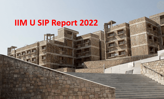 102 recruiters came to IIMU for SIP for the batch 2022