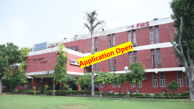 FMS MBA Admission 2024 FMS Admission