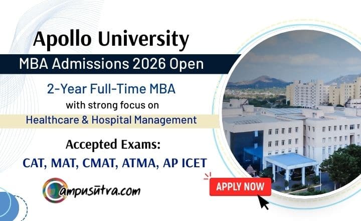 SOM Apollo University MBA Admission 2026, Apply online SOM Apollo University MBA Admission 2026