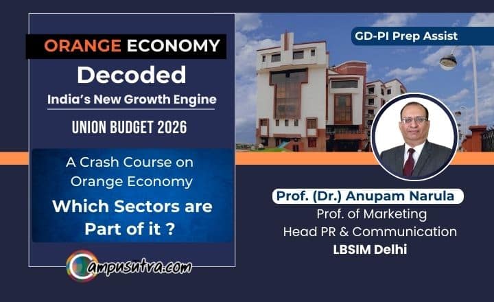 Orange Economy: India’s Next Growth Story Orange Economy: India’s Next Growth by Prof. (Dr.) Anupam Narula