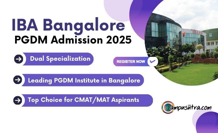 IBA Bangalore PGDM Admission. Apply Online Now IBA Admissions 2025