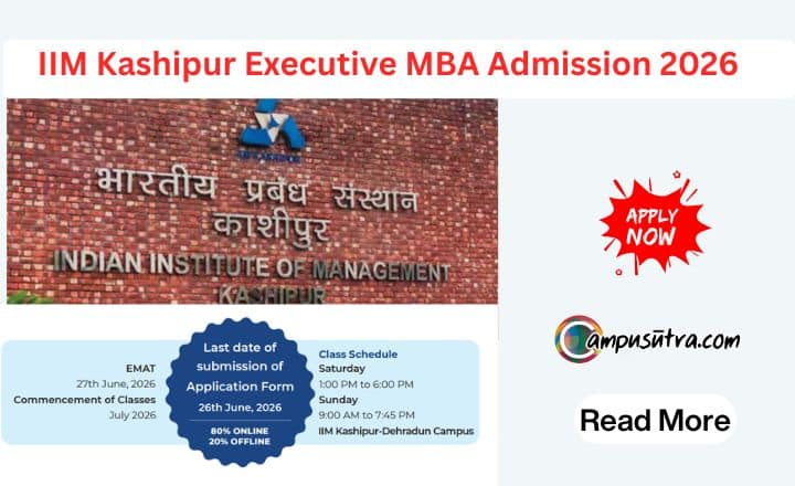 IIM Kashipur Opens Applications for a 2-Year Executive MBA. EMAT Test EMAT Test