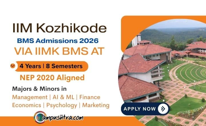 IIM Kozhikode Opens Application for BMS Admission 2026 VIA IIMK BMS AT