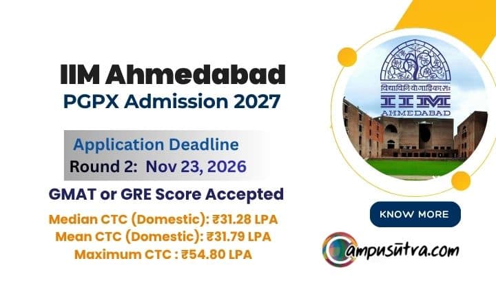 IIM Ahmedabad Opens PGPX Application for round 2 PGPX Application