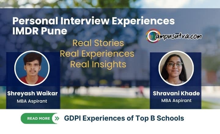 IMDR Pune Interview Experience Review
