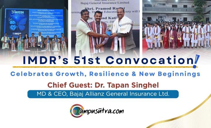 IMDR Pune Celebrates its 51st Convocation