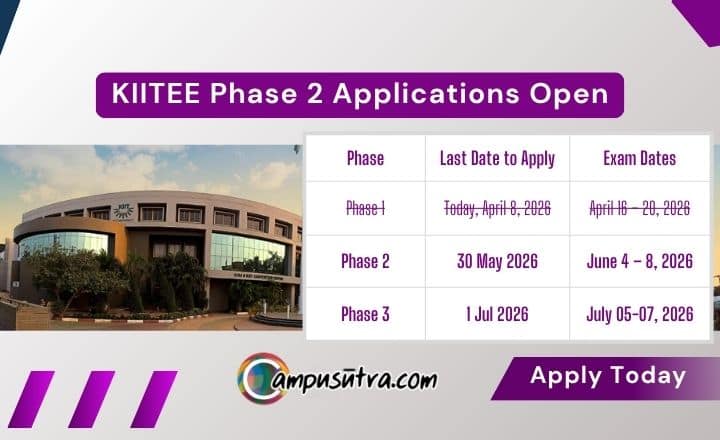 Missed Phase 1? KIITEE 2026 Phase 2 Registration Now Live KIITEE Phase 12