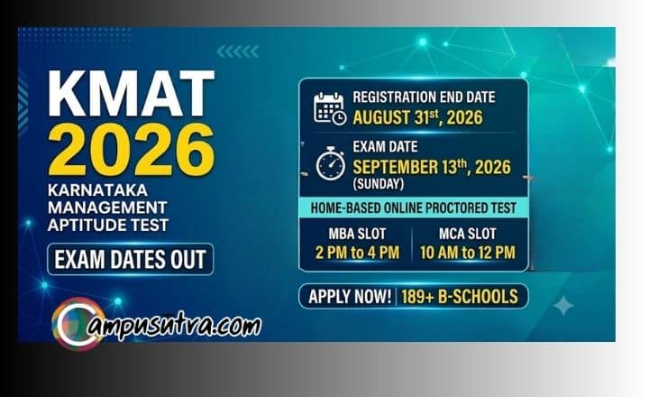 KMAT 2026 Exam Dates Out: Registration Deadline Aug 31, Exam on Sept 13 KMAT Exam 2026