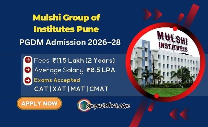 Mulshi Group of Institutes Pune PGDM Admission 2026