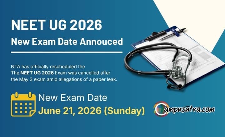 NTA Announced new Date for NEET UG Exam 2026 NEET UG Exam Date