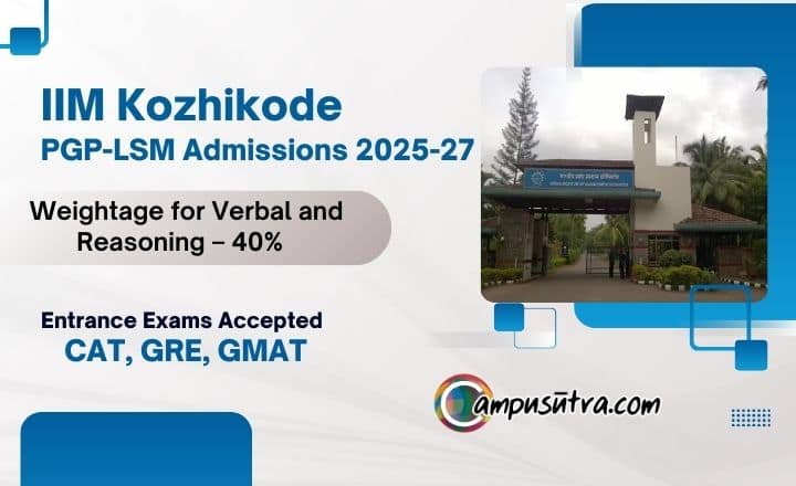 IIM Kozhikode PGDM LSM Admission 2025 Indian Institute of Management Kozhikode