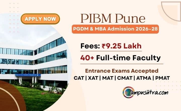 PIBM Pune PGDM Admission 2026 & MBA Applications