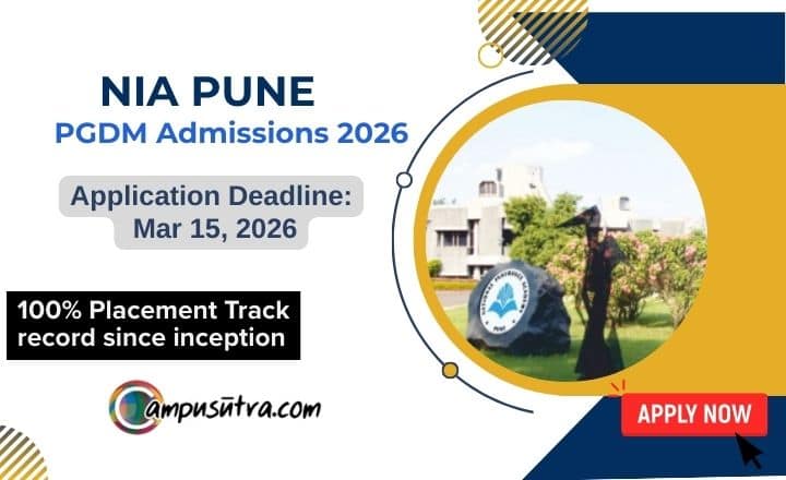NIA Pune Admission 2026. PGDM Application Open Now nia admission 2026