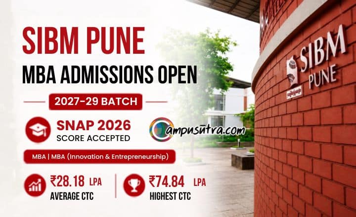 SIBM Pune MBA Admission 2027: Registrations Open SIBM Apply