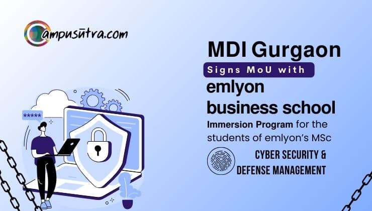 MDI and emlyon Business School, signup MoU for Immersion Program