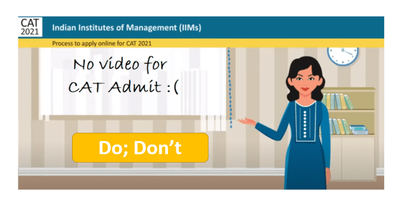 CAT Exam 2021. Dos & Don’ts for CAT Test Day Dos and Don’ts