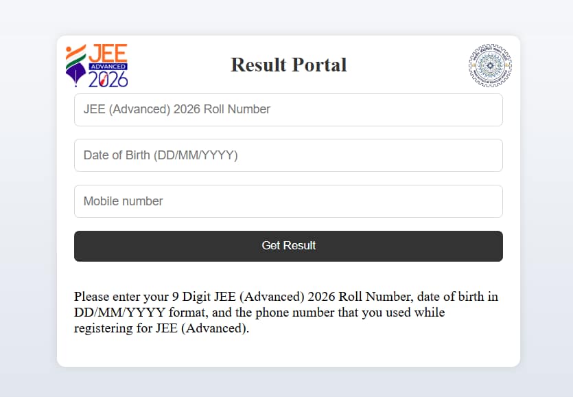 Shubham Kumar tops JEE Advanced 2026; 56,880 candidates qualify JEE ADVANCED Results