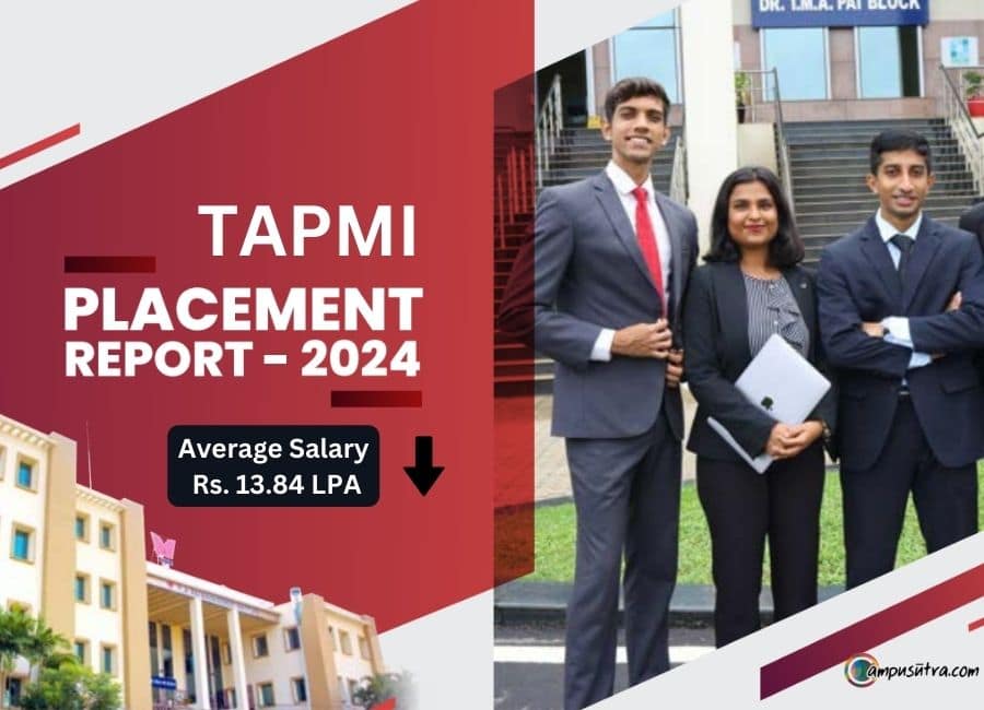 TAPMI MBA Placements 2024, Highest Salary is Rs. 32.02 LPA TAPMI MBA Placements