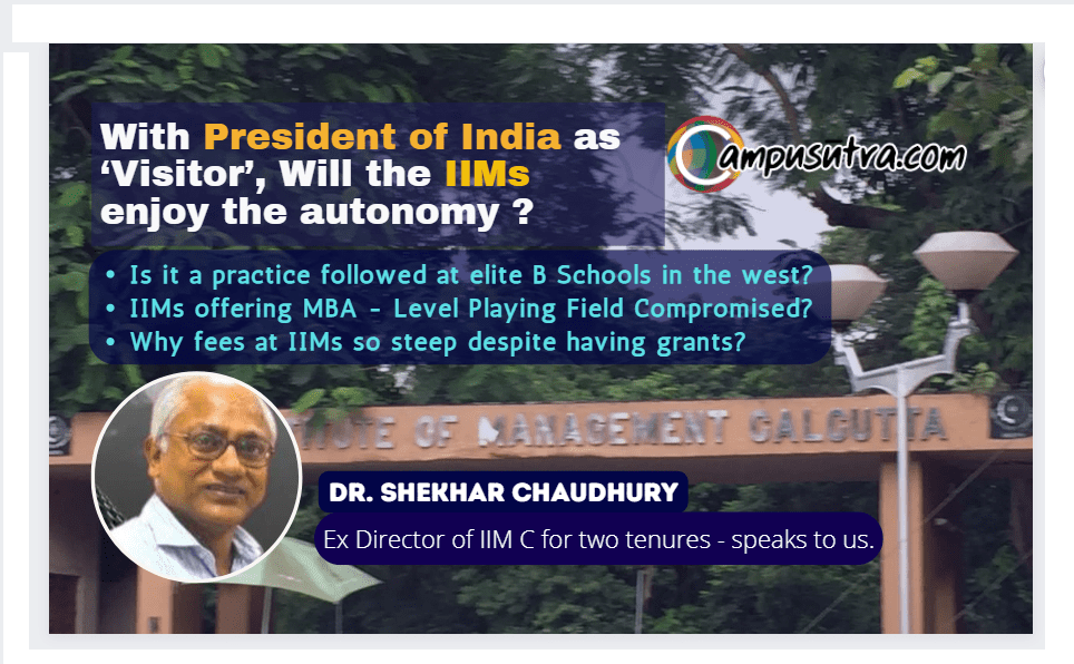 Centre to take control of IIMs – Will the Autonomy be at stake ?